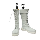 Game Street Fighter(SF) Chun-Li White Cosplay Shoes Boots Halloween Carnival Props